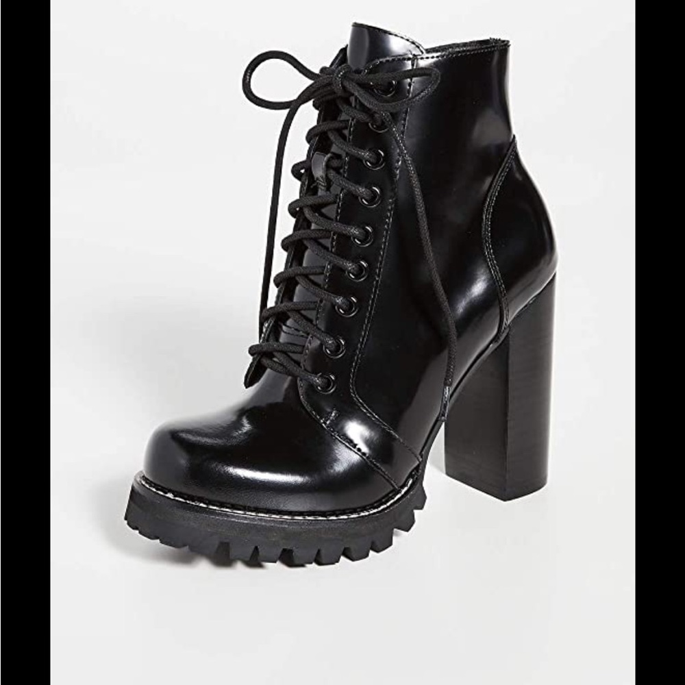 Jeffrey Campbell legion high heel combat boots